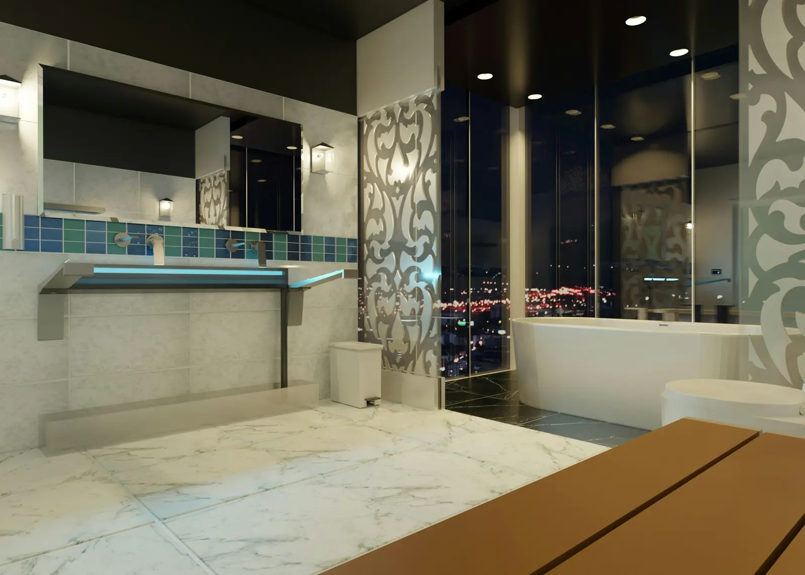 Floor tiling service image