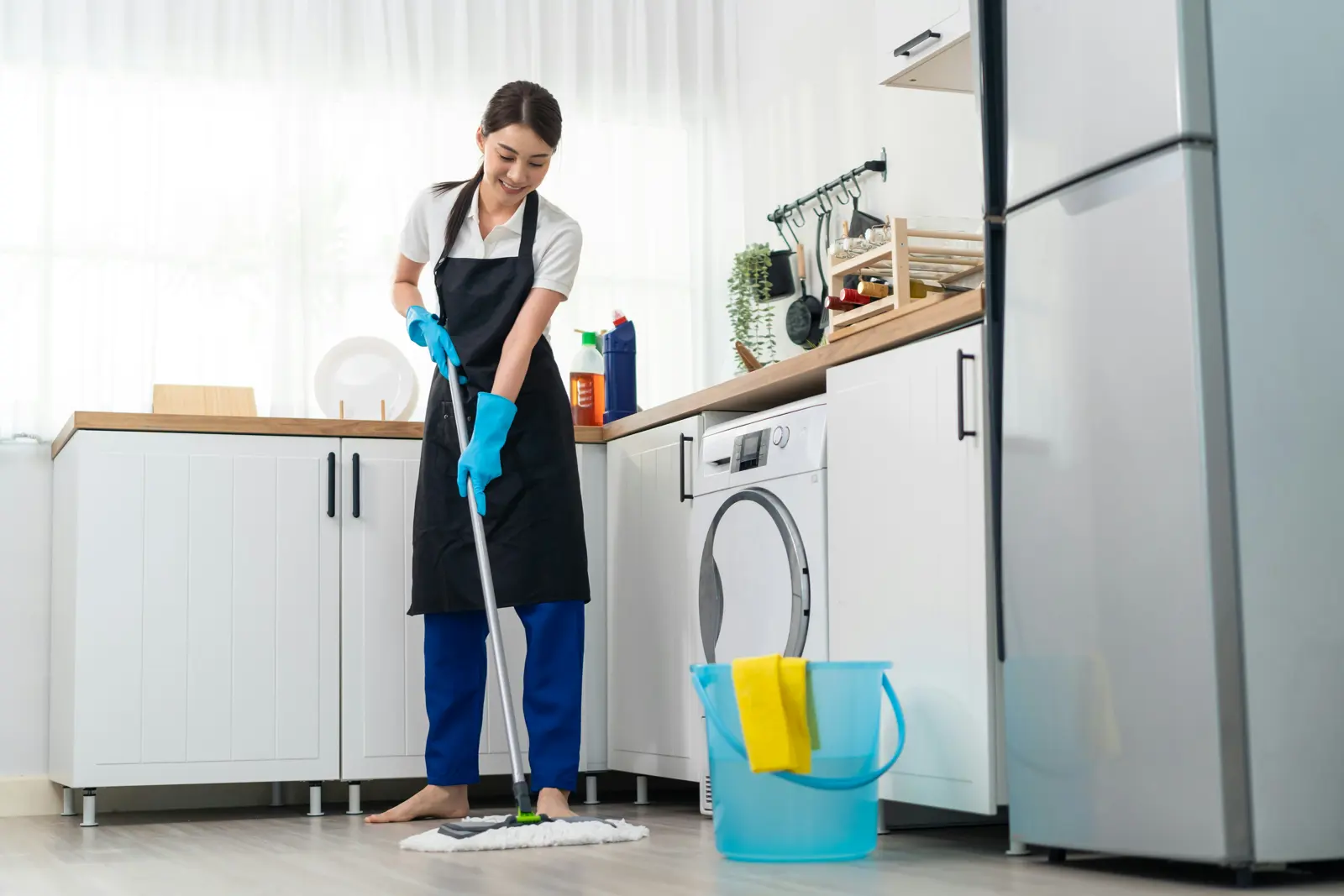 Regular domestic cleaning service image