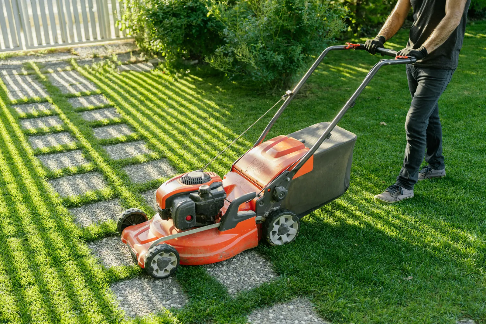 Lawn mowing service image