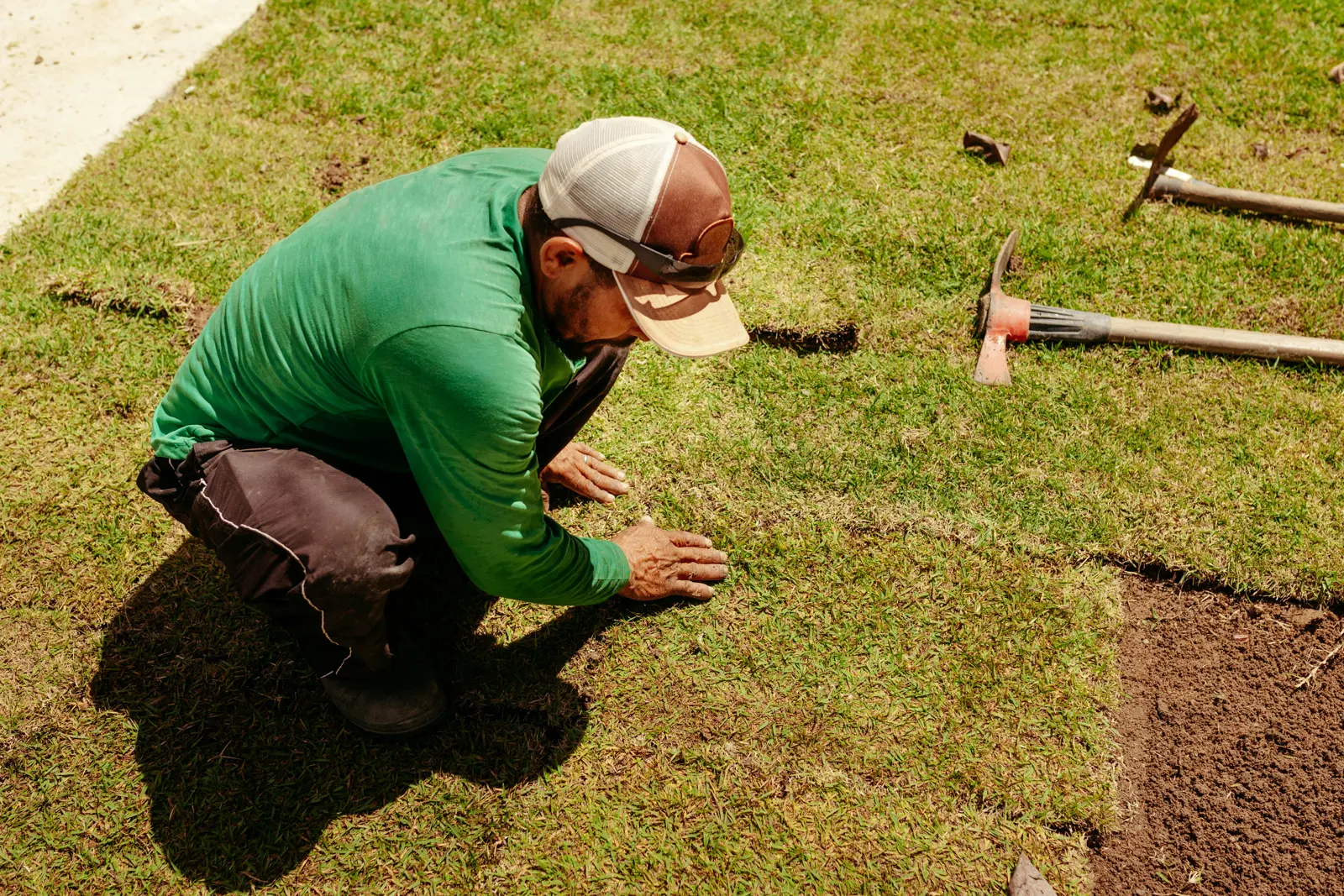 Turf laying service image