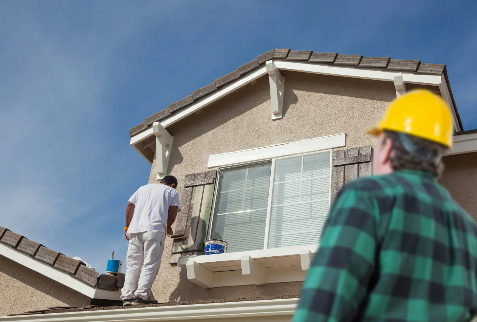 Fascia and soffit painting service image