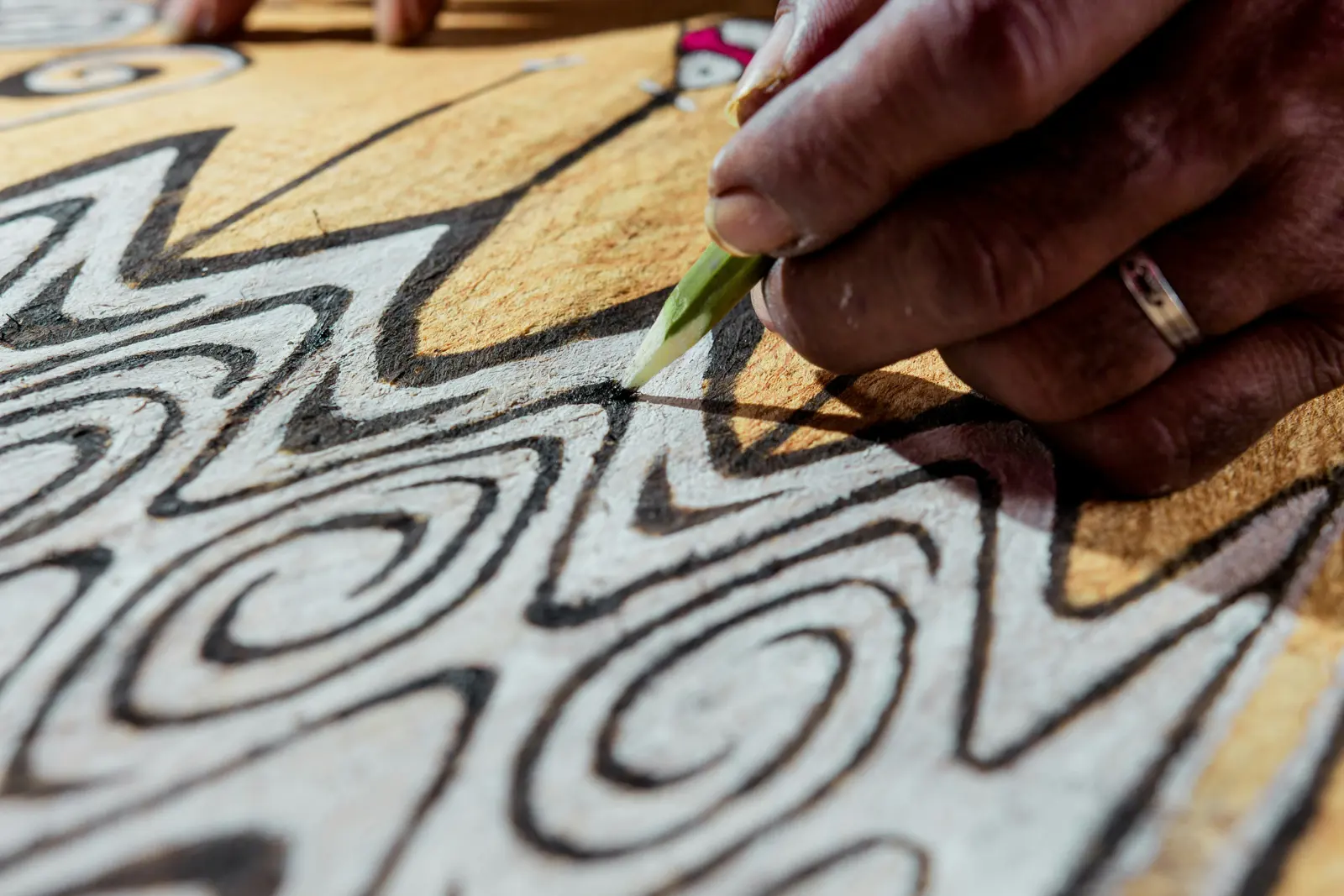 Woodwork painting service image
