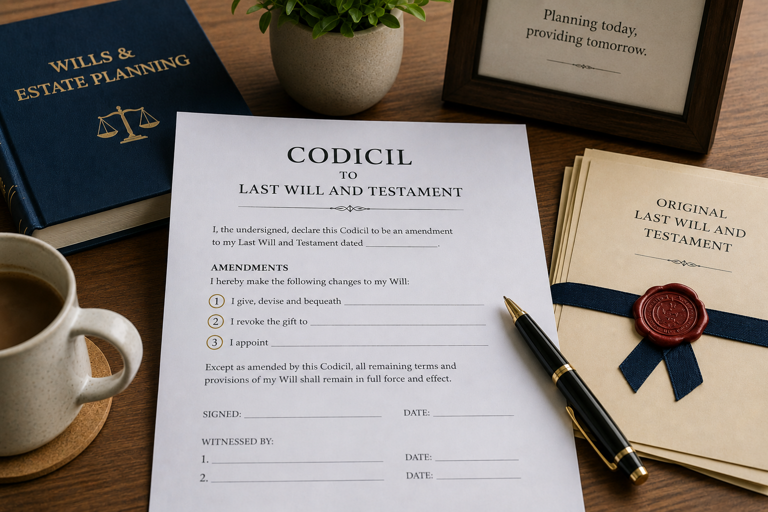 Codicils service image